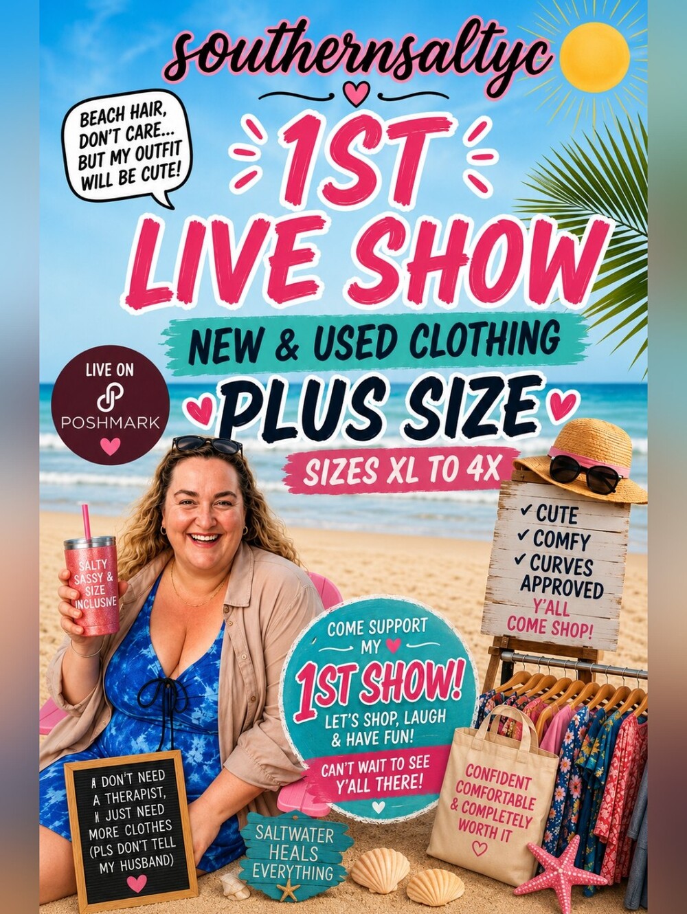 🌊 LIVE AUCTION-Plus Size Womans Clothing XL-4x - Unlisted Items- No Cancels - Picture 1 of 1